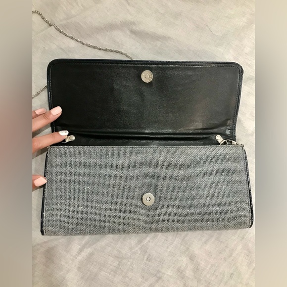 Gray Clutch Purse Evening Bag for Women Evening Wedding Party - Picture 4 of 4